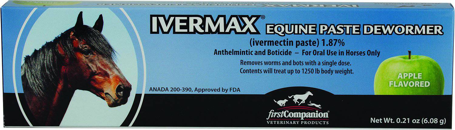 First Companion Ivermax Ivermectin Dewormer