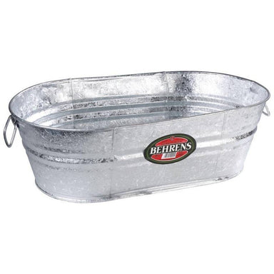 Galvanized Hot Dipped Oval Tub - Equine Exchange Tack Shop