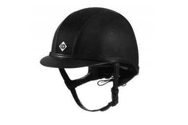 Charles Owen AYR8 Plus Leather Look Helmet - Equine Exchange Tack Shop