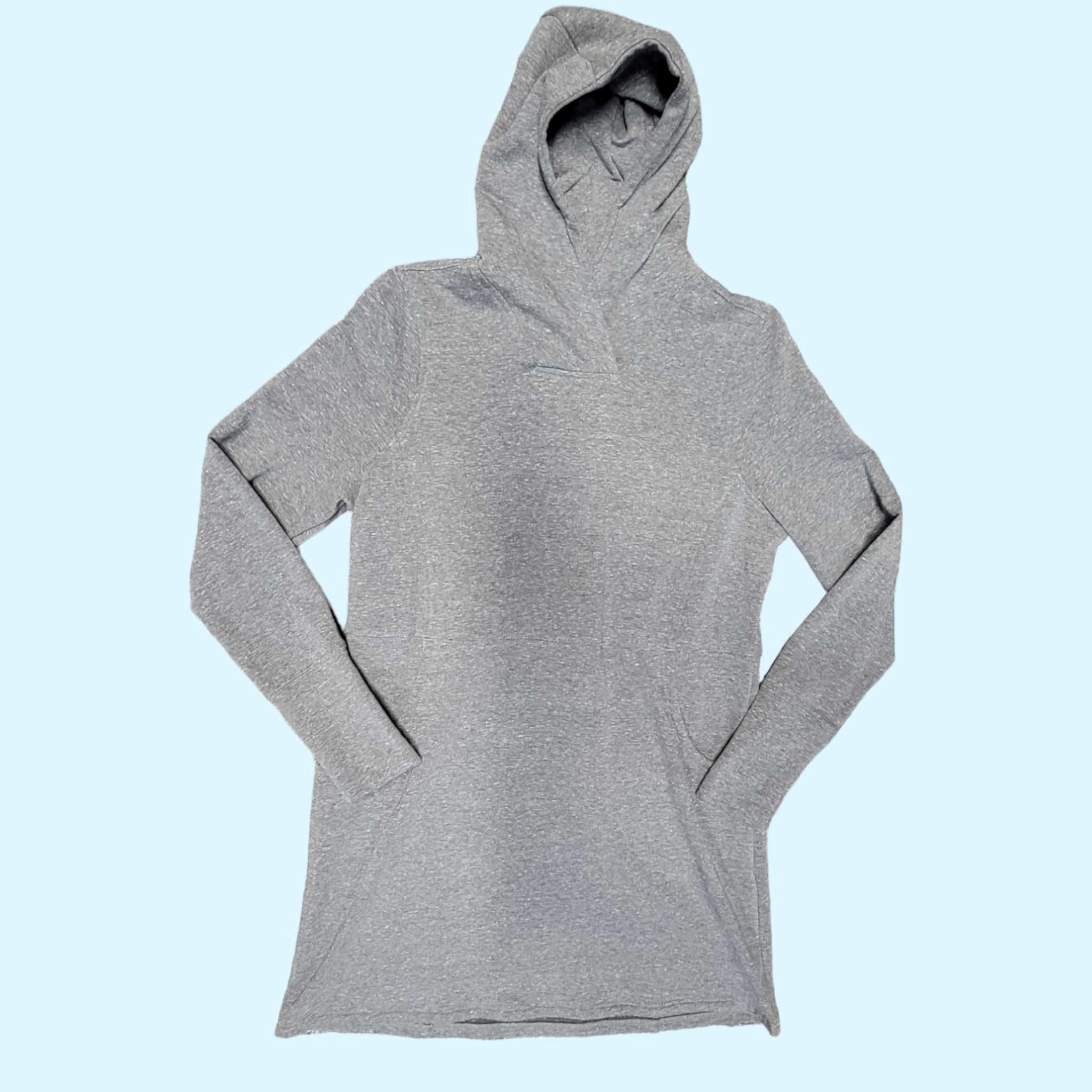 EQL By Kerrits Weekender Fleece Hoodie Dress in Gray - Medium NWT