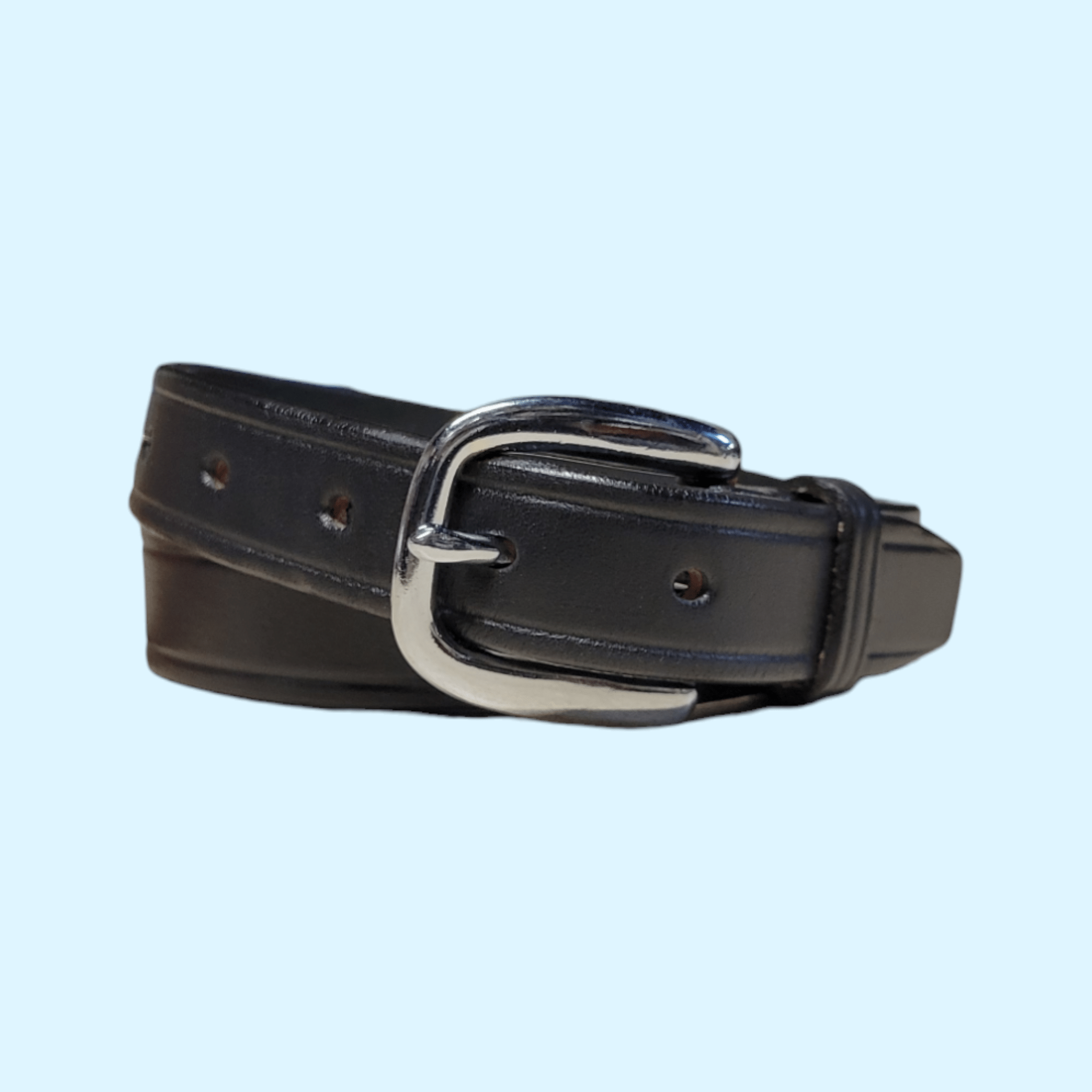 Tory Leather 1" Snaffle Bit Belt in Black - 28" NWOT