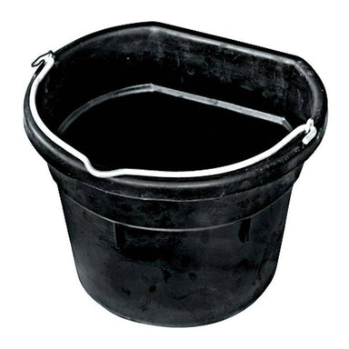 Heated Flat-Back Rubber Bucket - Equine Exchange Tack Shop