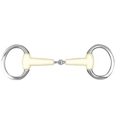Happy Mouth Flat Ring Jointed Eggbutt Bit - Equine Exchange Tack Shop