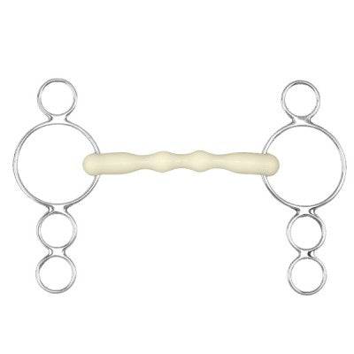 Happy Mouth 3 Ring Shaped Mullen Mouth Gag Bit - Equine Exchange Tack Shop