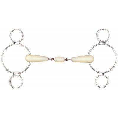 Happy Mouth 2-Ring Double Jointed Gag Bit - Equine Exchange Tack Shop
