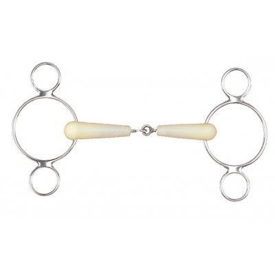 Happy Mouth 2 Ring Jointed Mouth Gag Bit - Equine Exchange Tack Shop