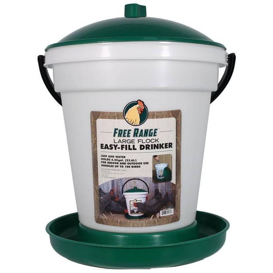 Free Range EZ Fill Plastic Poultry Waterer - Equine Exchange Tack Shop