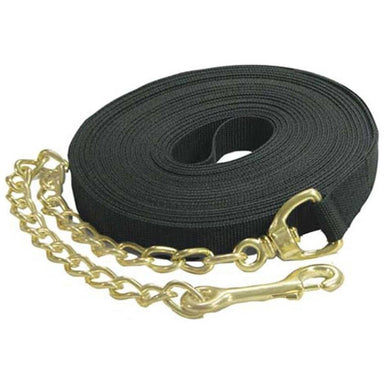 Lunge Line With Chain - Equine Exchange Tack Shop