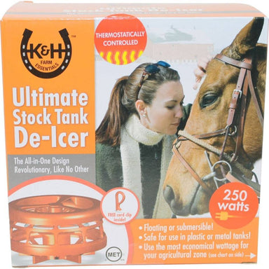 Ultimate Stock Tank Deicer With Cord Clip - Equine Exchange Tack Shop