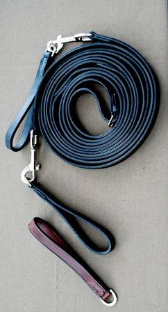 KL Select Black Oak Draw Reins With Loops