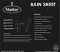 Mackey Equine Dandy Rain Sheet - Equine Exchange Tack Shop