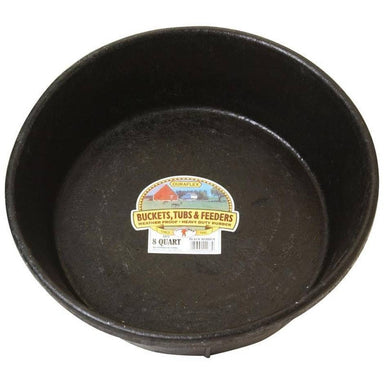 Little Giant Rubber Feed Pan - 8 Quart - Equine Exchange Tack Shop