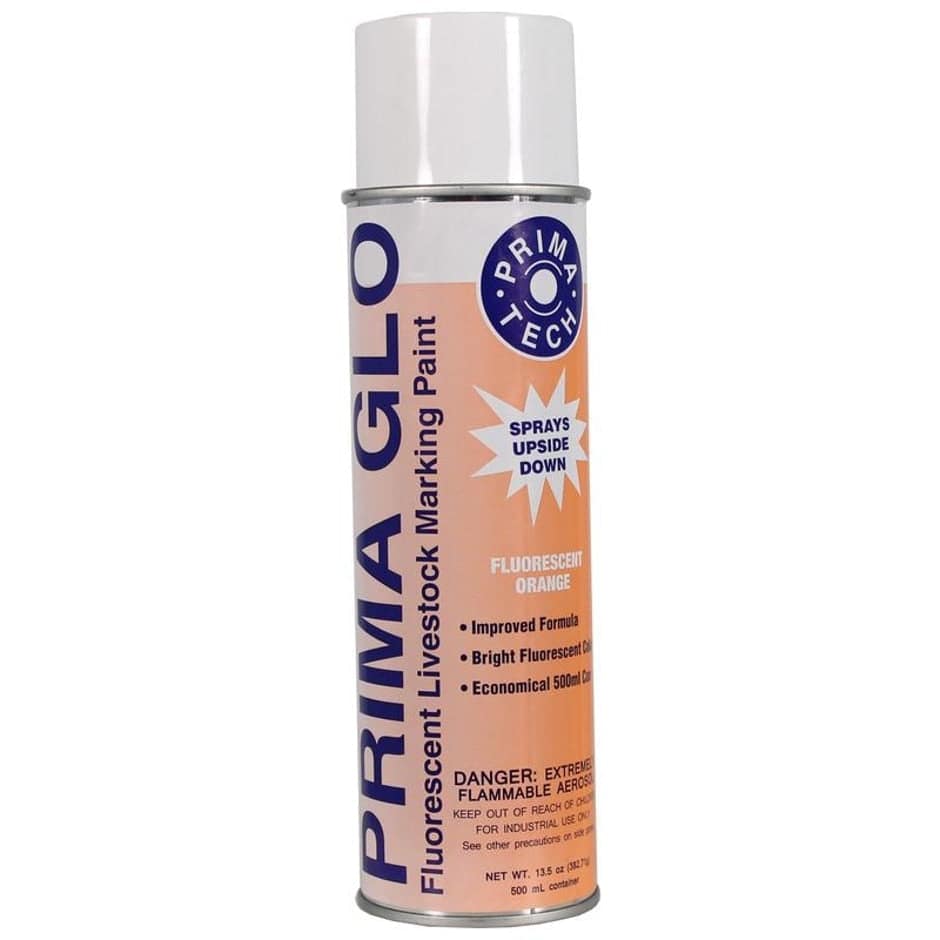 Prima Glo Spray Fluorescent Livestock Mark Paint - Equine Exchange Tack Shop