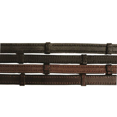 Nunn Finer Rubber Lined Reins With Hand Stops - Equine Exchange Tack Shop