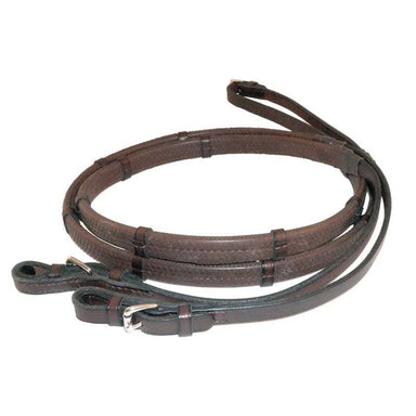 Nunn Finer Rubber Reins With Hand Stops - Equine Exchange Tack Shop