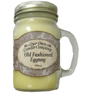 Our Own Candle Co. - 13oz. Mason Jar Candle - Old Fashioned Eggnog - Equine Exchange Tack Shop