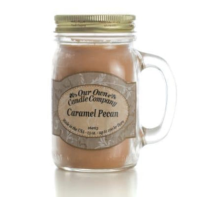 Our Own Candle Company 13oz. Mason Jar Candle - Caramel Pecan - Equine Exchange Tack Shop