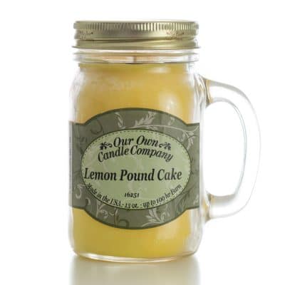 Our Own Candle Company 13oz. Mason Jar Candle- Lemon Poundcake - Equine Exchange Tack Shop