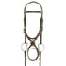 Ovation Classic Collection- Figure 8 Comfort Crown Bridle With Biogrip™ Rubber Reins - Equine Exchange Tack Shop
