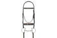 Ovation Elite Collection- Fancy Raised Traditional Crown Flat Wide Nose Padded Bridle with Fancy Raised Lace Reins - Equine Exchange Tack Shop
