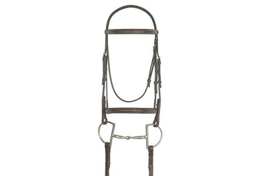 Ovation Elite Fancy Raised Padded Bridle w/Raised Fancy Laced Reins - Equine Exchange Tack Shop