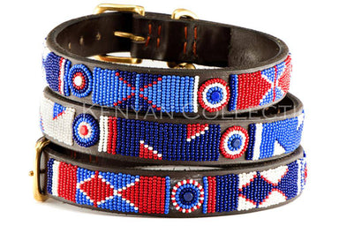 Red White And Blue Belt In Standard Width - Equine Exchange Tack Shop