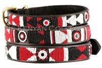 "Maasai Shield" Beaded Dog Collar - Equine Exchange Tack Shop