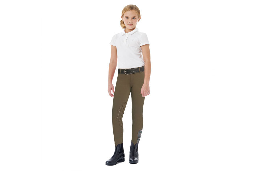 Ovation® Child’s AeroWick™ Silicone Knee Patch Tight - Equine Exchange Tack Shop