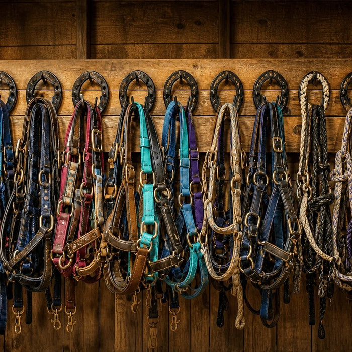 Which Halter Is Right for Your Horse? A Complete Guide to Leather, Nylon, Rope & Breakaway Halters