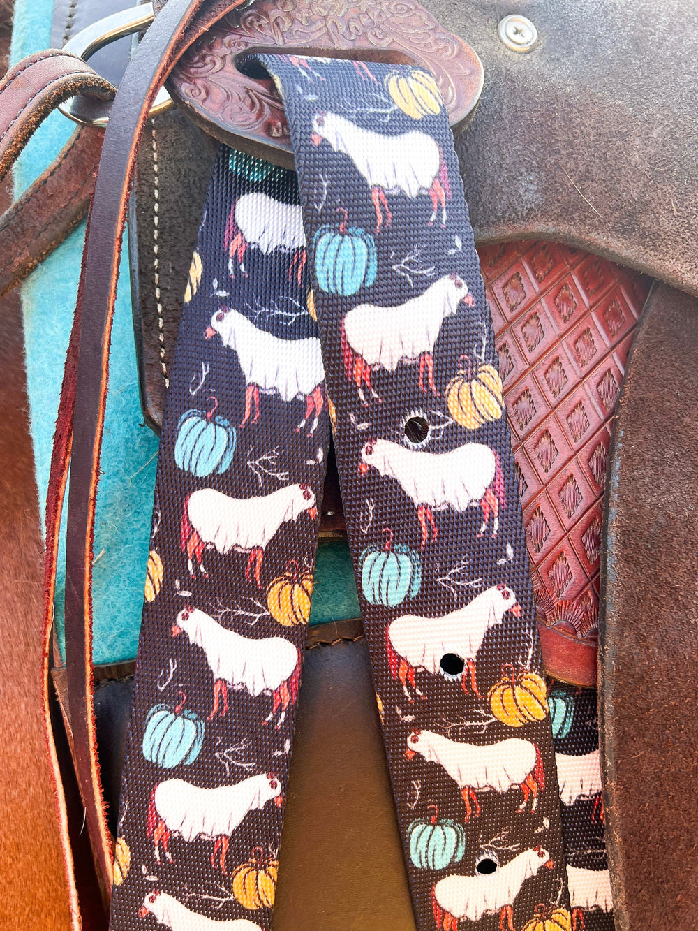*Limited Edition* Ghost Rider Cinch Strap Set - Equine Exchange Tack Shop