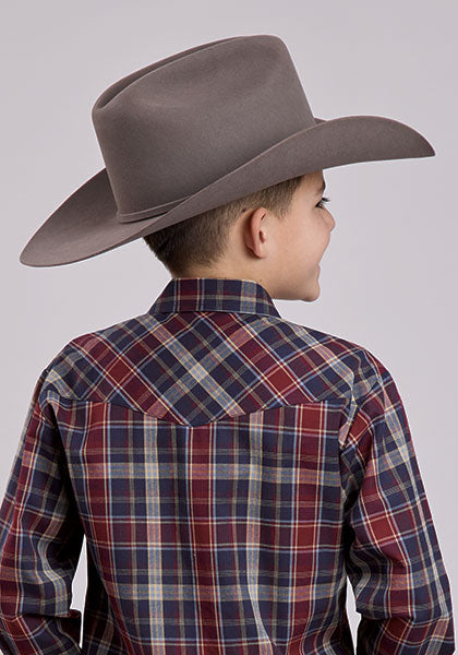 Boys Woven Plaid Shirt - Equine Exchange Tack Shop