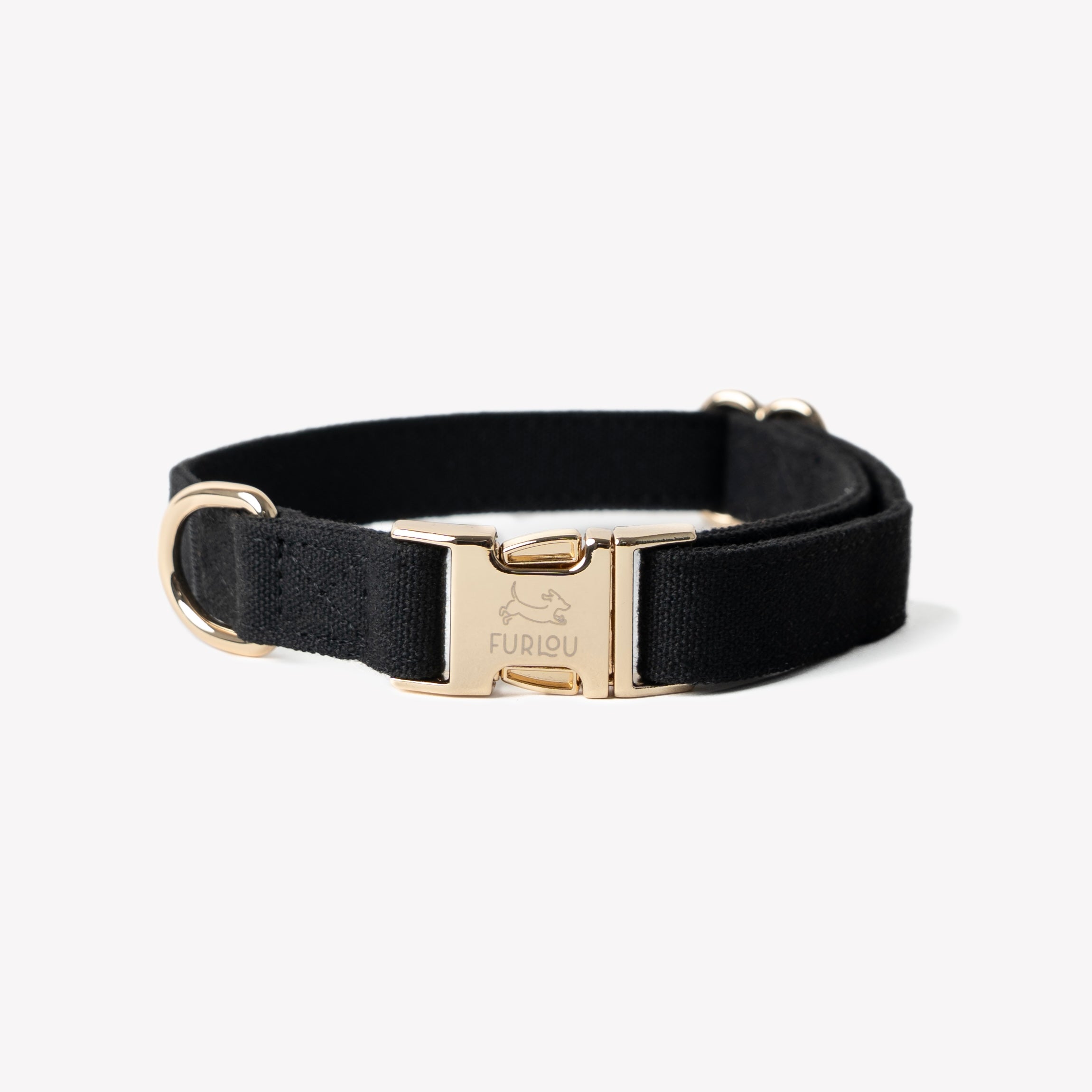 'Black' - Canvas Dog Collar - Equine Exchange Tack Shop