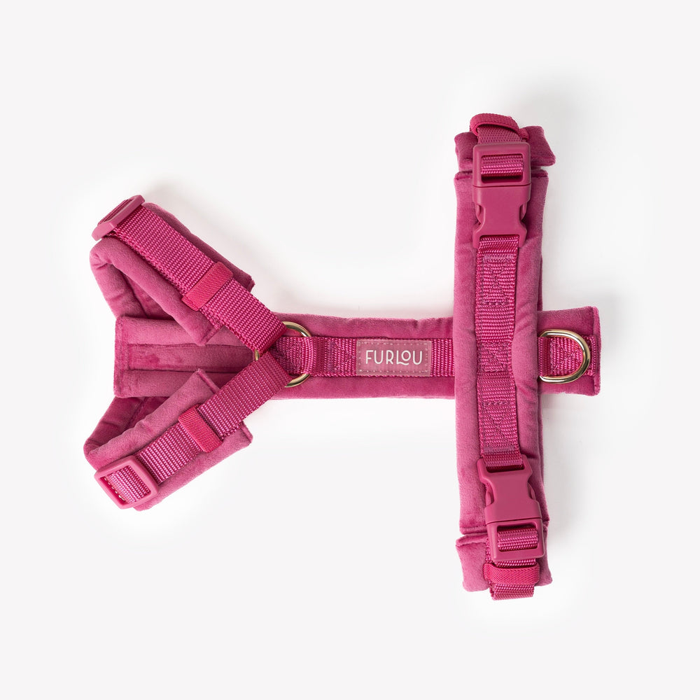 Magenta - Velvet Dog Harness - Equine Exchange Tack Shop