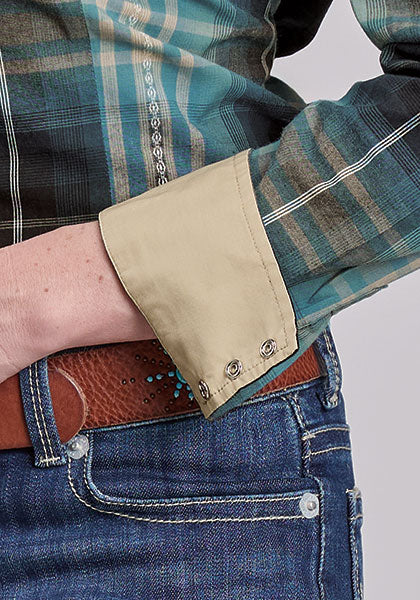 Roper Aztec Dobby Long Sleeve Shirt - Equine Exchange Tack Shop