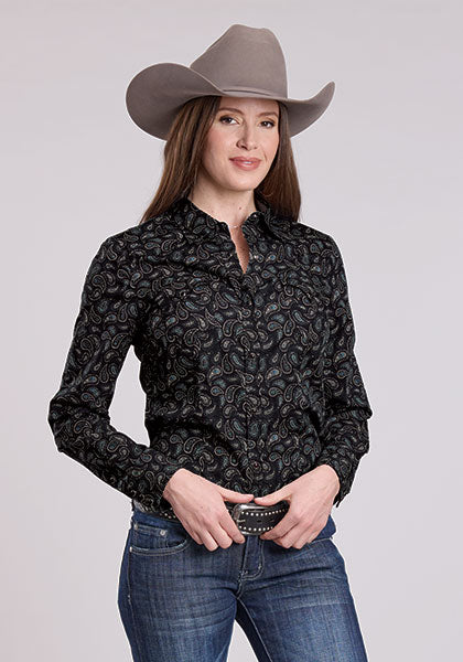 Paisley Stamp Long Sleeve Shirt - Equine Exchange Tack Shop
