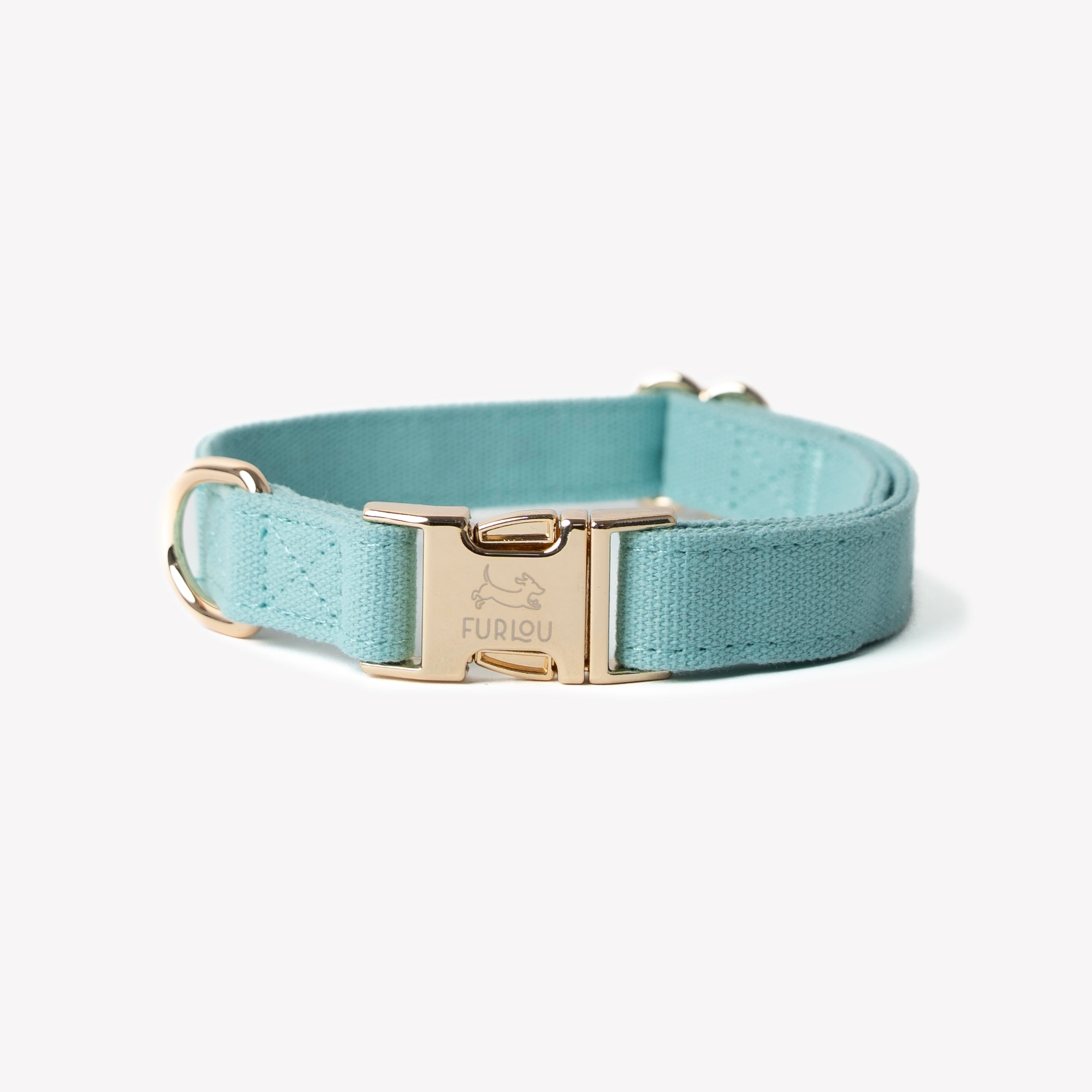 'Blue' - Canvas Dog Collar - Equine Exchange Tack Shop