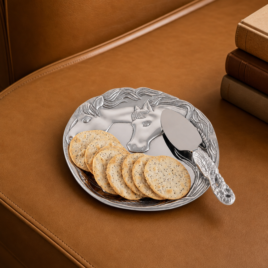 Horse Plate with Server  