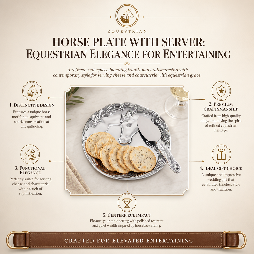 Horse Plate with Server  