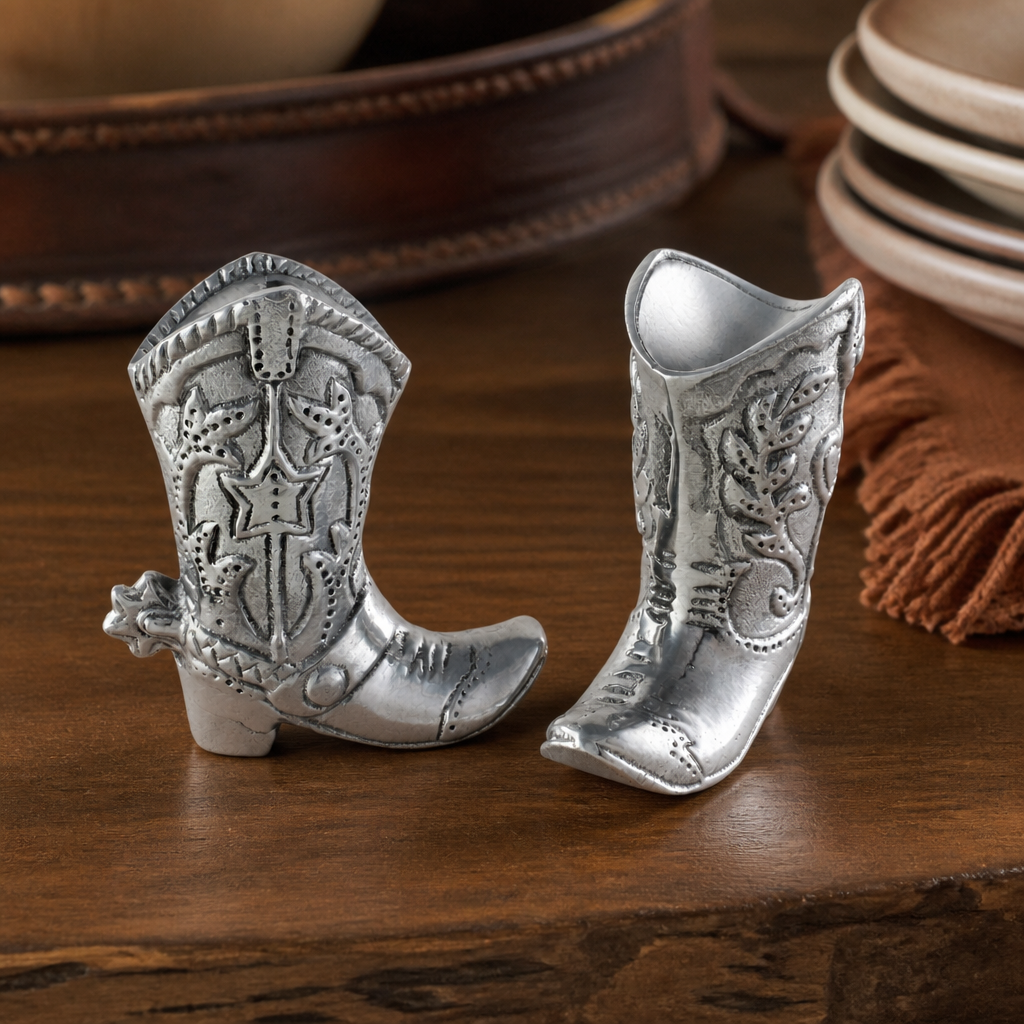 Cowboy Boot Salt and Pepper Set  