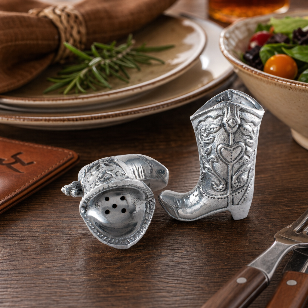 Cowboy Boot Salt and Pepper Set  