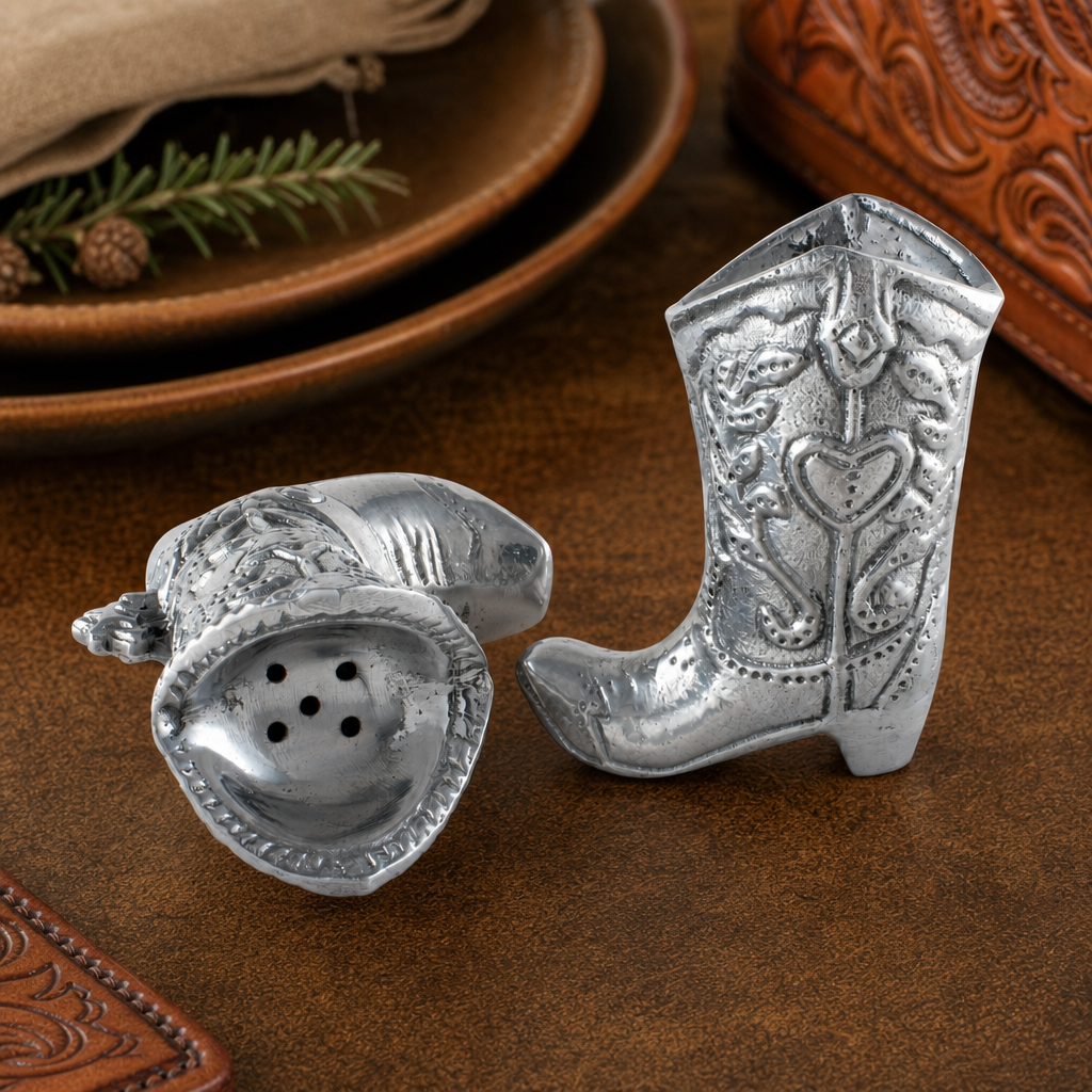 Cowboy Boot Salt and Pepper Set  