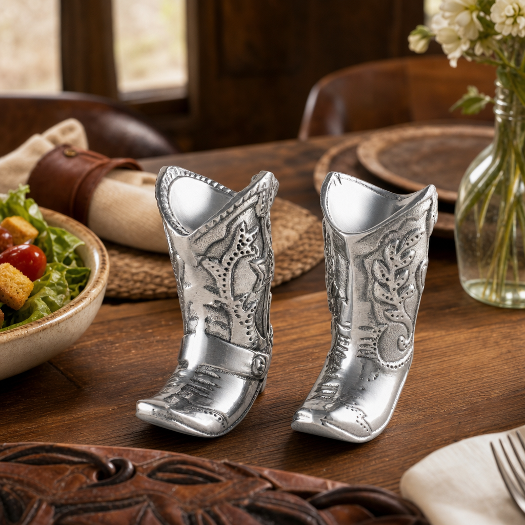 Cowboy Boot Salt and Pepper Set