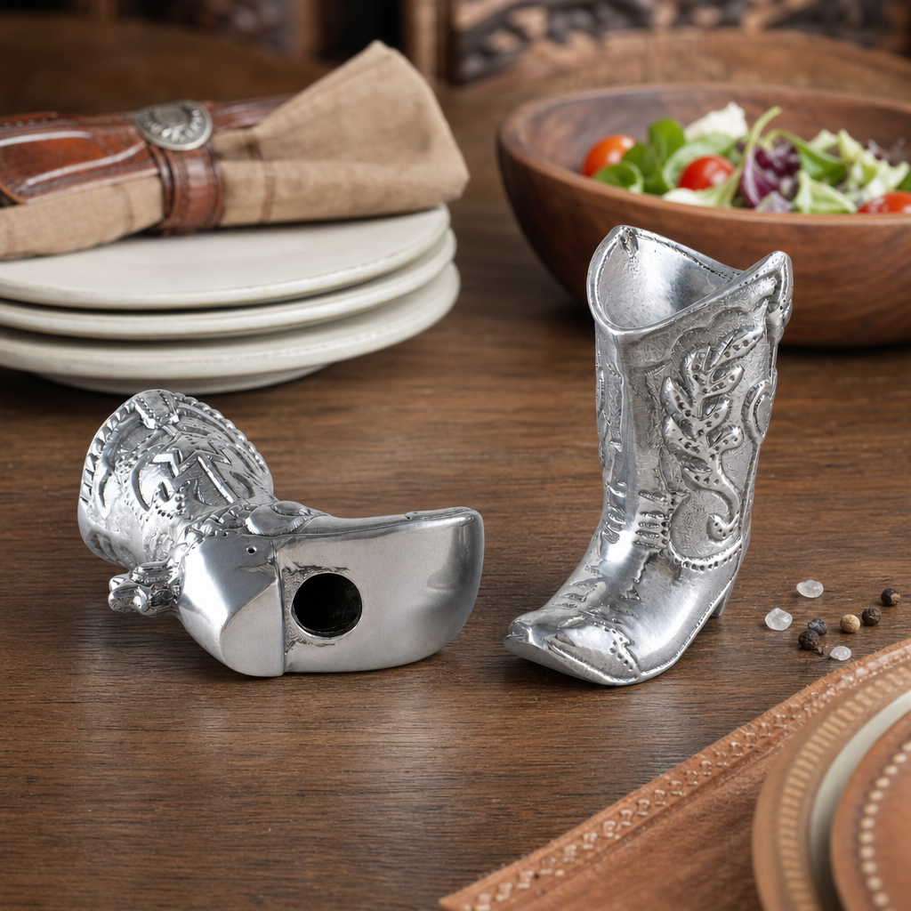 Cowboy Boot Salt and Pepper Set