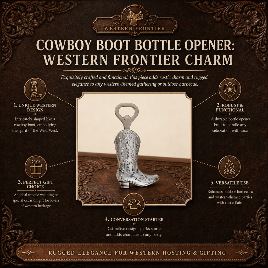 Cowboy Boot Bottle Opener