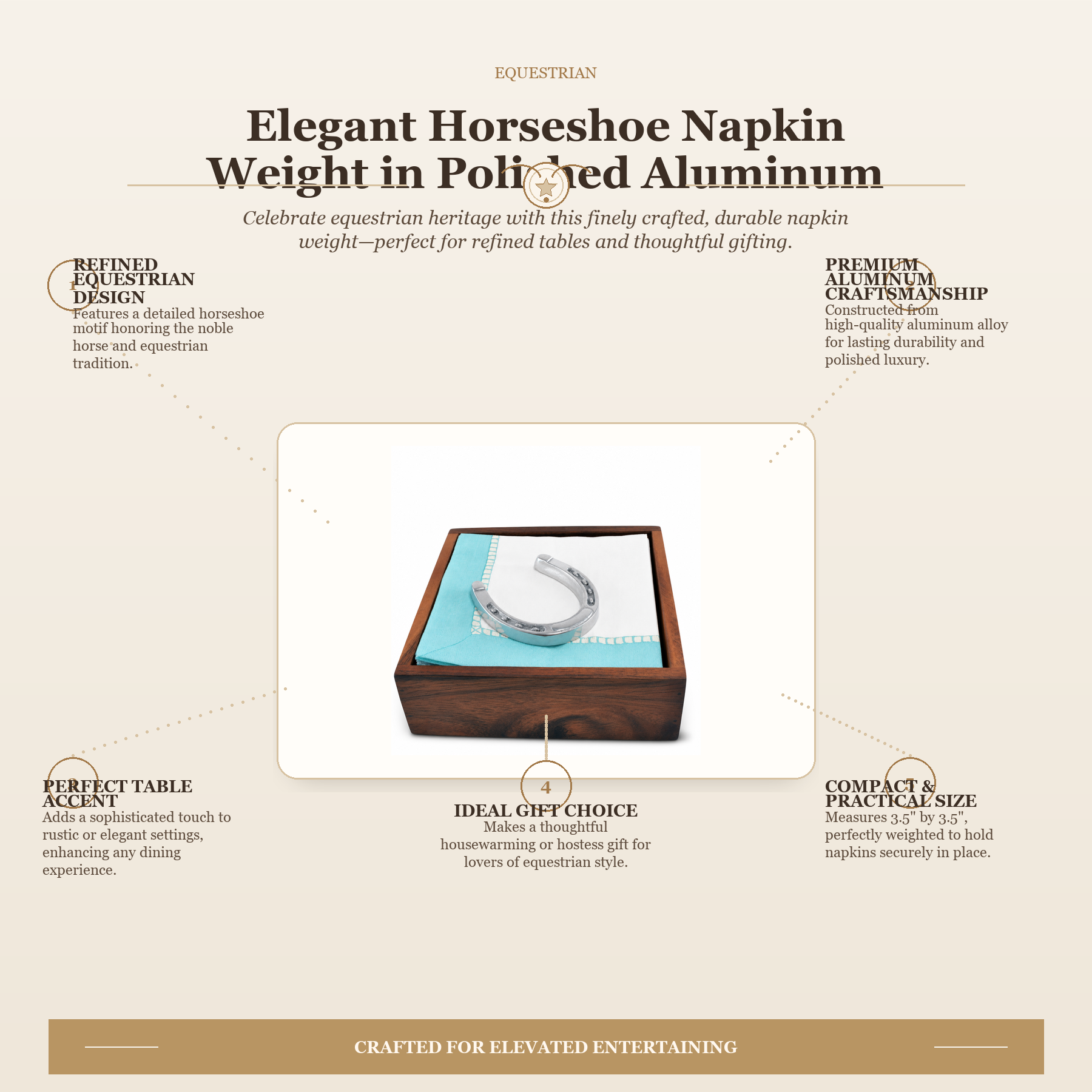 Horseshoe Napkin Weight