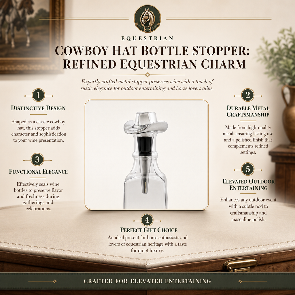 Cowboy Hat Bottle Stopper  