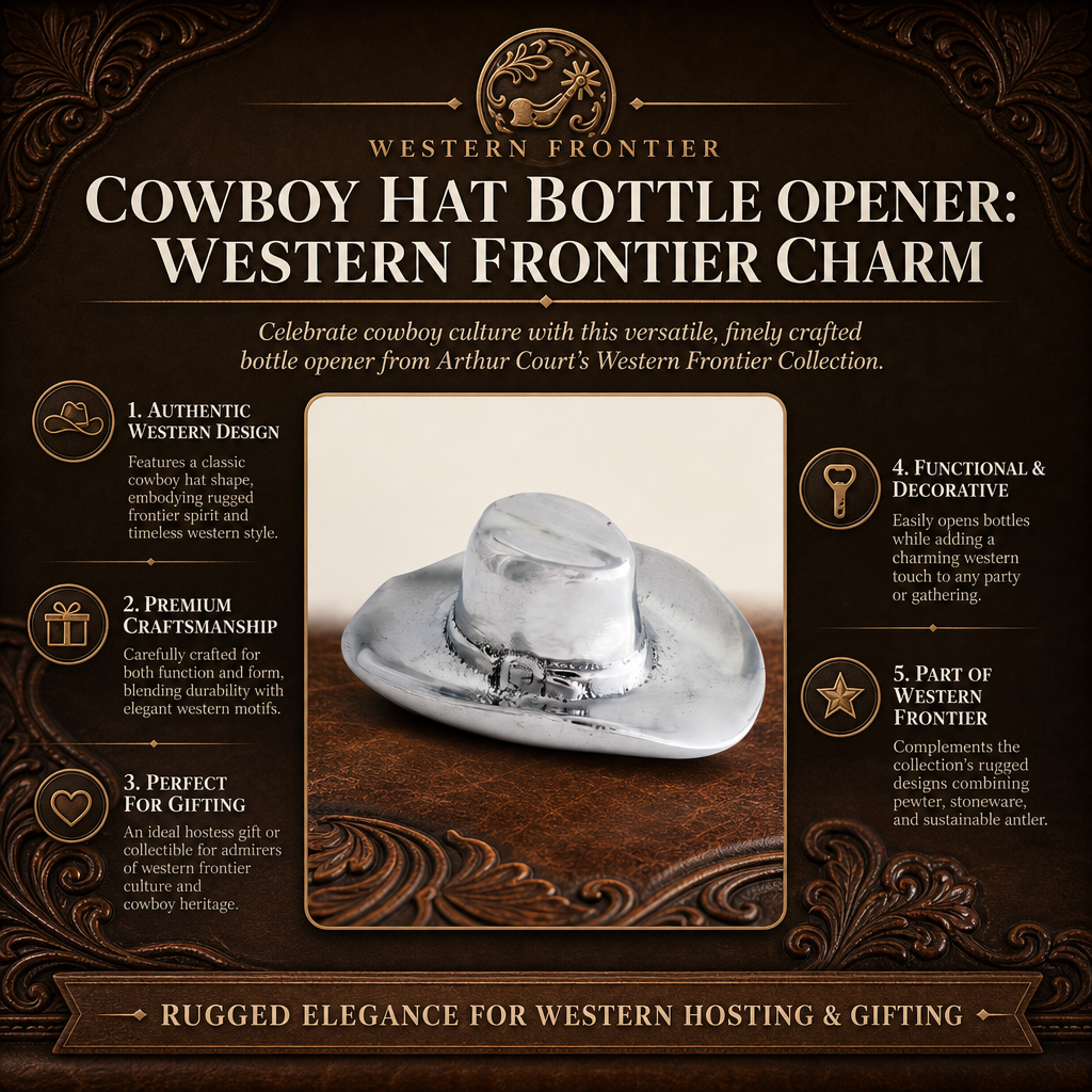 Cowboy Hat Bottle Opener  