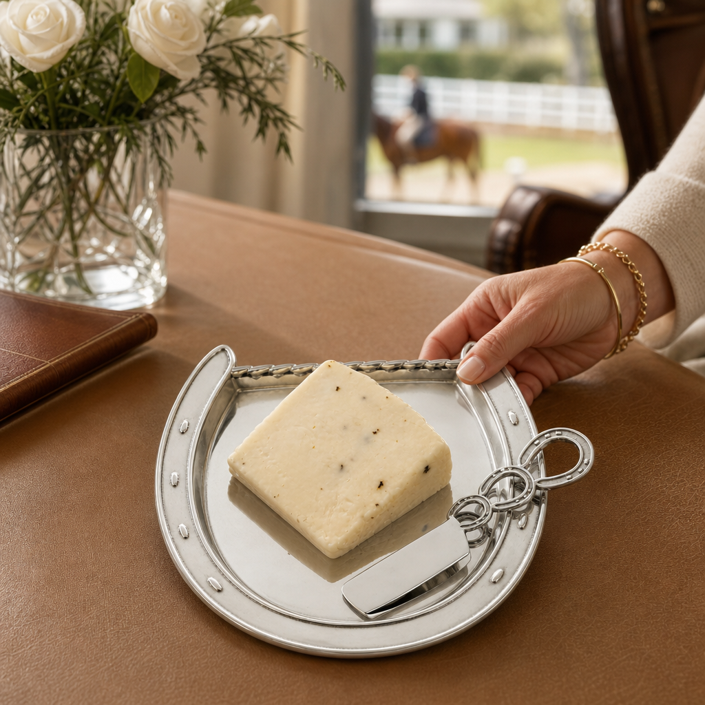 Horseshoe Plate with Server  
