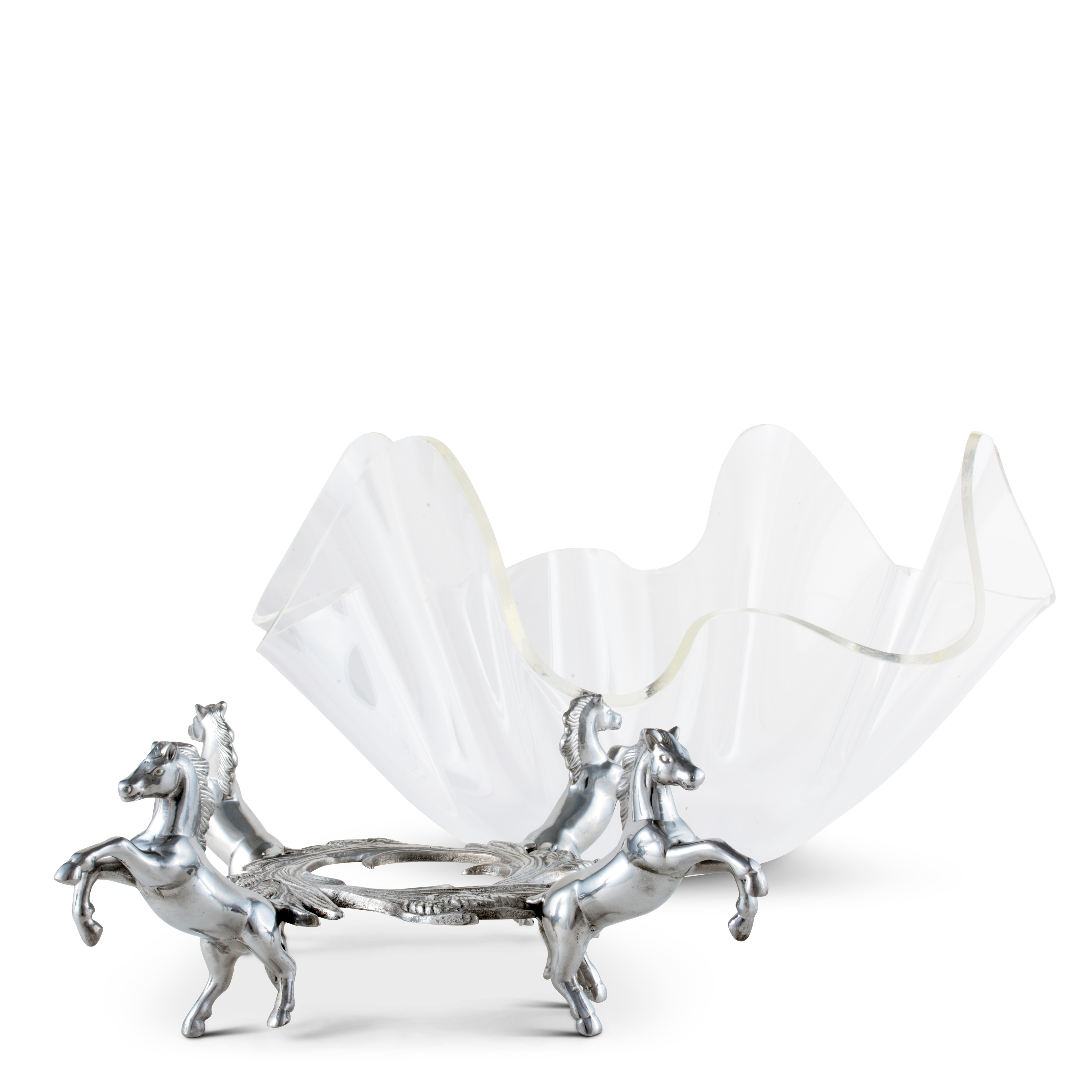 Horse Stand Acrylic Bowl 14  
