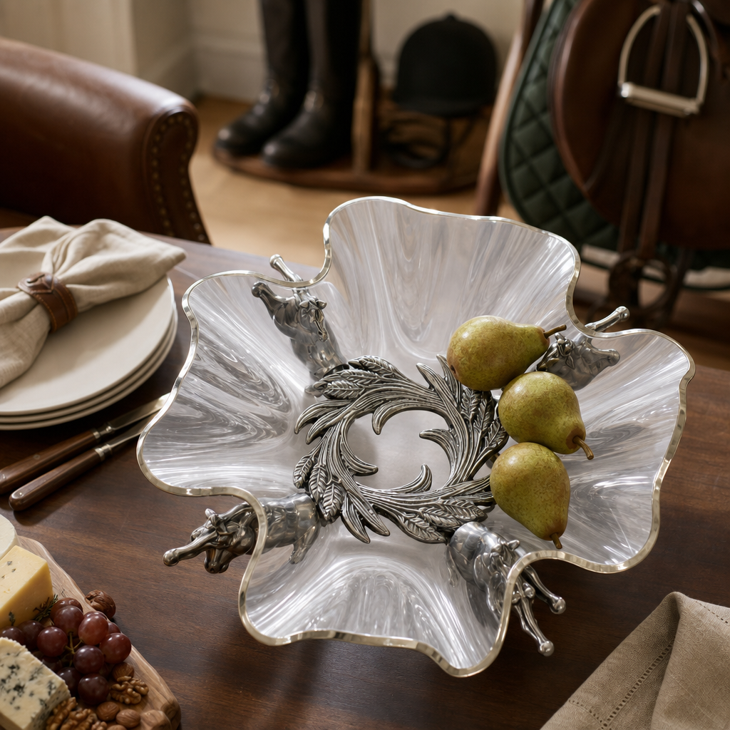 Horse Stand Acrylic Bowl 11  